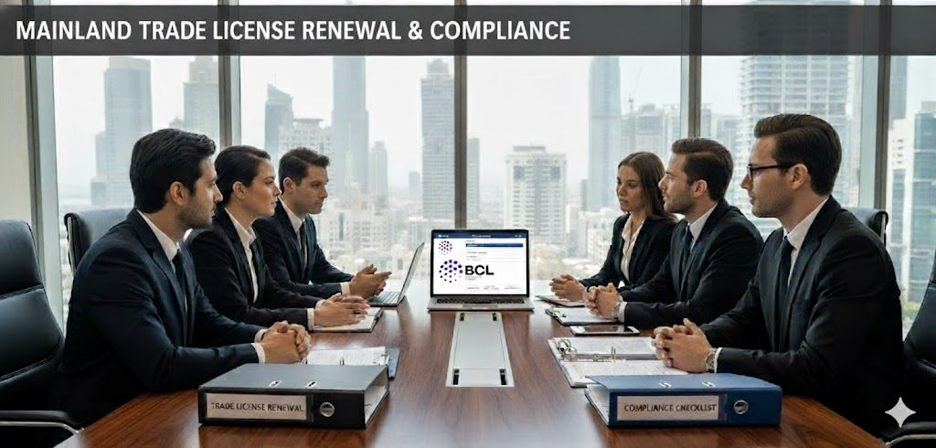 mainland trade license renewal in UAE