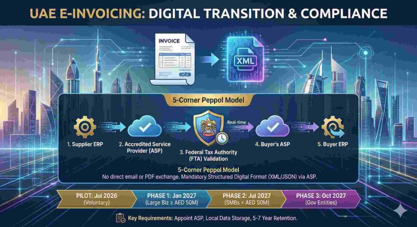 UAE businesses preparing for mandatory e-invoicing compliance
